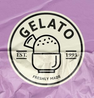 communication visuelle sticker